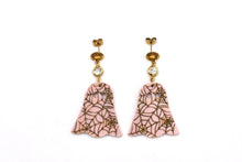 Load image into Gallery viewer, Pink Spiderweb Ghost Earrings