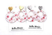 Load image into Gallery viewer, Pink Valentine Treats Earrings