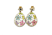Load image into Gallery viewer, Hand Painted Egg Earrings