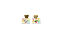 Load image into Gallery viewer, Colorful Bunny Earrings