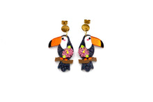 Load image into Gallery viewer, Toucan Earrings