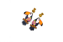 Load image into Gallery viewer, Toucan Earrings