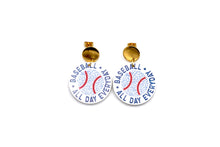 Load image into Gallery viewer, Baseball All Day Everyday Earrings