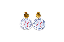 Load image into Gallery viewer, Baseball All Day Everyday Earrings