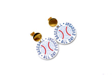 Load image into Gallery viewer, Baseball All Day Everyday Earrings