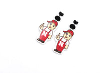 Load image into Gallery viewer, Nebraska Lil Red Earrings