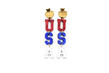 Load image into Gallery viewer, USA Earrings