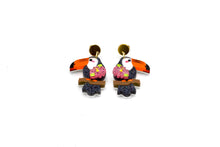 Load image into Gallery viewer, Toucan Earrings