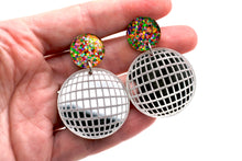 Load image into Gallery viewer, Disco Ball Earrings