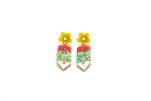 Load image into Gallery viewer, Glitter Pencil Earrings