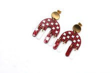 Load image into Gallery viewer, Husker Fringe Earrings