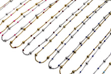 Load image into Gallery viewer, Colorful Enamel Satellite Necklace