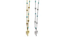 Load image into Gallery viewer, Cactus Charm Necklace