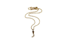 Load image into Gallery viewer, Dainty Moon & Star Rhinestone Necklace