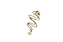 Load image into Gallery viewer, Gold Butterfly Rhinestone Necklace