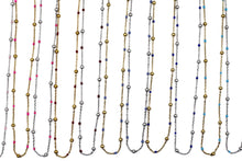 Load image into Gallery viewer, Colorful Enamel Satellite Necklace