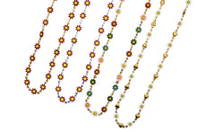 Load image into Gallery viewer, Enamel Flower Necklace