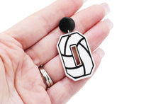 Load image into Gallery viewer, Volleyball Number Earrings