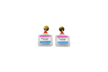 Load image into Gallery viewer, Glitter Glue Earrings