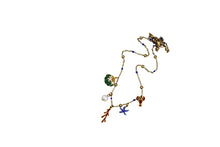 Load image into Gallery viewer, Nautical Enamel Multi Charm Necklace