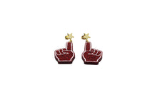 Load image into Gallery viewer, Foam Finger Earrings