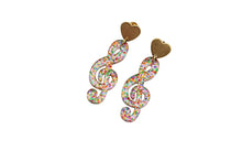 Load image into Gallery viewer, Treble Clef Earrings