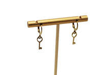 Load image into Gallery viewer, Dainty Key Earrings