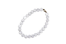 Load image into Gallery viewer, White Flat Shell Pearl Bead Necklace