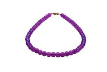 Load image into Gallery viewer, Purple Beaded Necklace