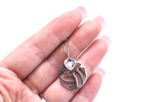 Load image into Gallery viewer, Silver Volleyball Necklace