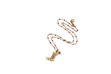 Load image into Gallery viewer, Red Cowgirl Boot Necklace