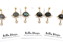Load image into Gallery viewer, Labradorite Earrings