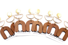 Load image into Gallery viewer, Wooden Earrings