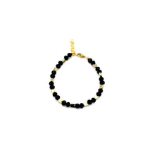 Load image into Gallery viewer, Black & Gold Arrow Beaded Bracelet