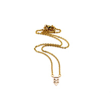 Load image into Gallery viewer, Gold Dainty Triple Triangle Necklace