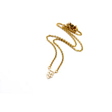Load image into Gallery viewer, Gold Dainty Triple Triangle Necklace