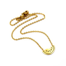 Load image into Gallery viewer, Gold Watermelon Necklace