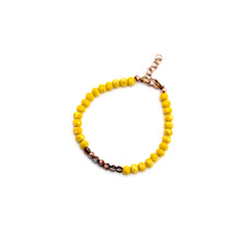 Load image into Gallery viewer, Mustard Yellow Beaded Bracelet