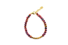 Load image into Gallery viewer, Pink & Gold Beaded Bracelet