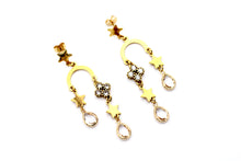 Load image into Gallery viewer, Asymmetrical Star Earrings
