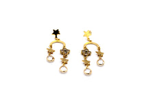 Load image into Gallery viewer, Asymmetrical Star Earrings