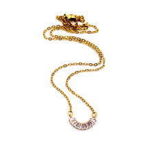 Load image into Gallery viewer, Rectangle Rhinestone Necklace
