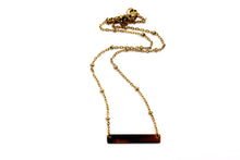 Load image into Gallery viewer, Gold Bar Necklace