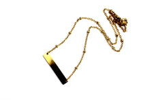 Load image into Gallery viewer, Gold Bar Necklace