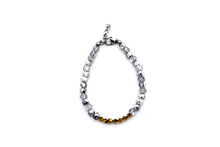 Load image into Gallery viewer, Silver & Gold Beaded Bracelet