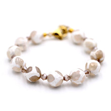 Load image into Gallery viewer, Tan & White Bracelet