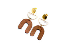 Load image into Gallery viewer, Wooden Earrings