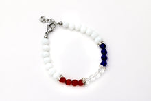 Load image into Gallery viewer, Red White Blue Bracelet
