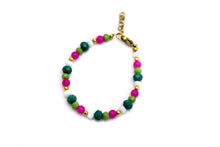 Load image into Gallery viewer, Pink Green Bracelet