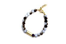 Load image into Gallery viewer, Purple and White Bracelet